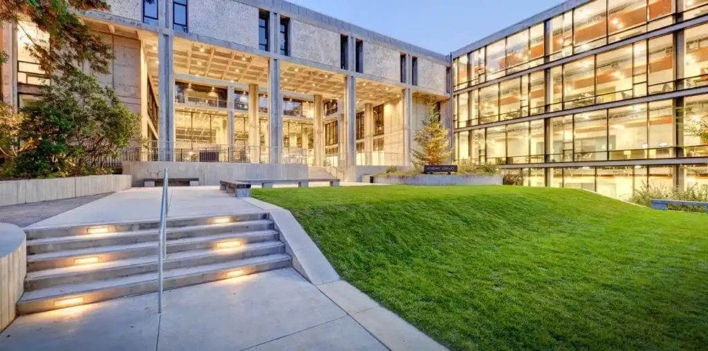UC Santa Cruz campus among the redwoods