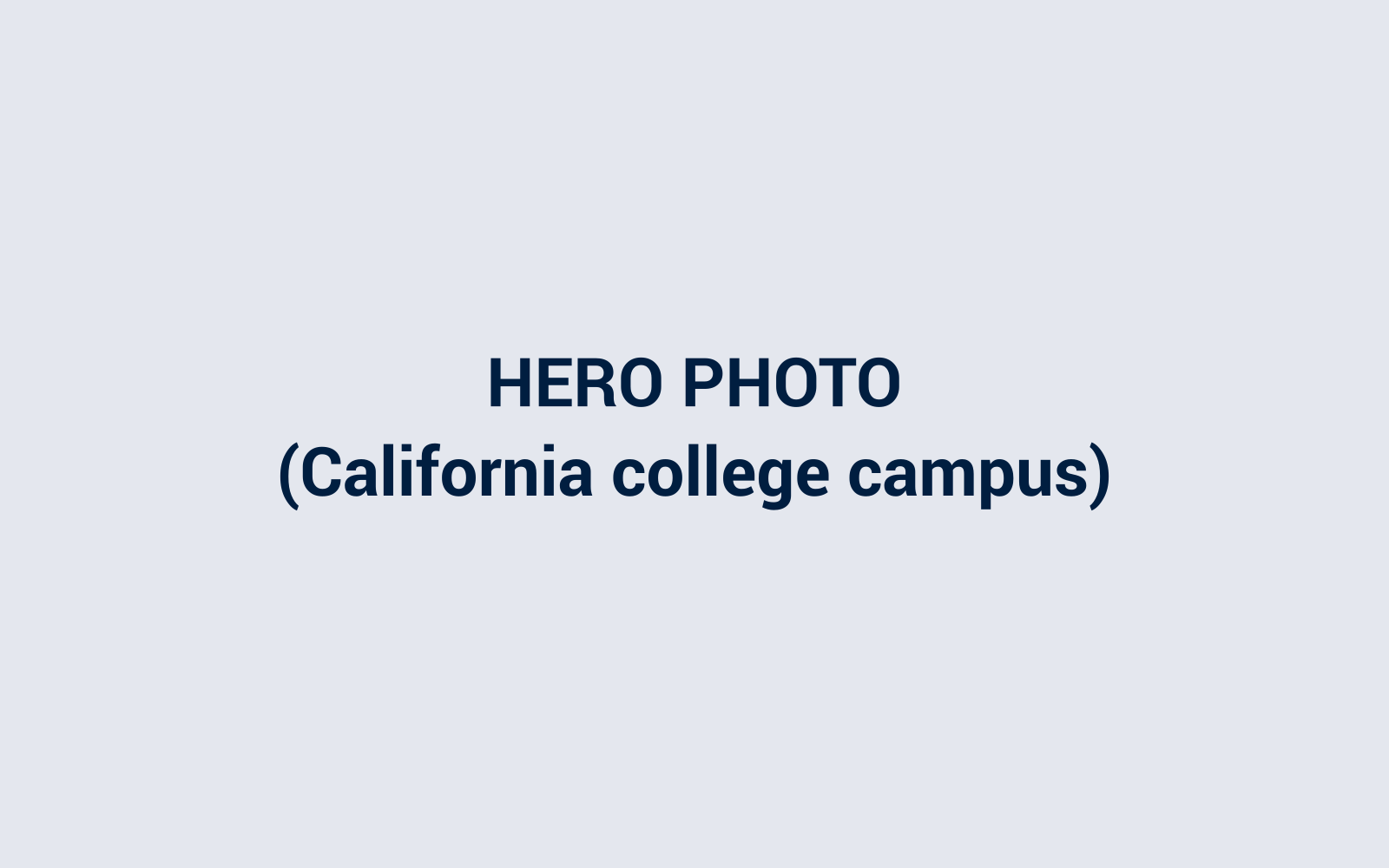 California college campus