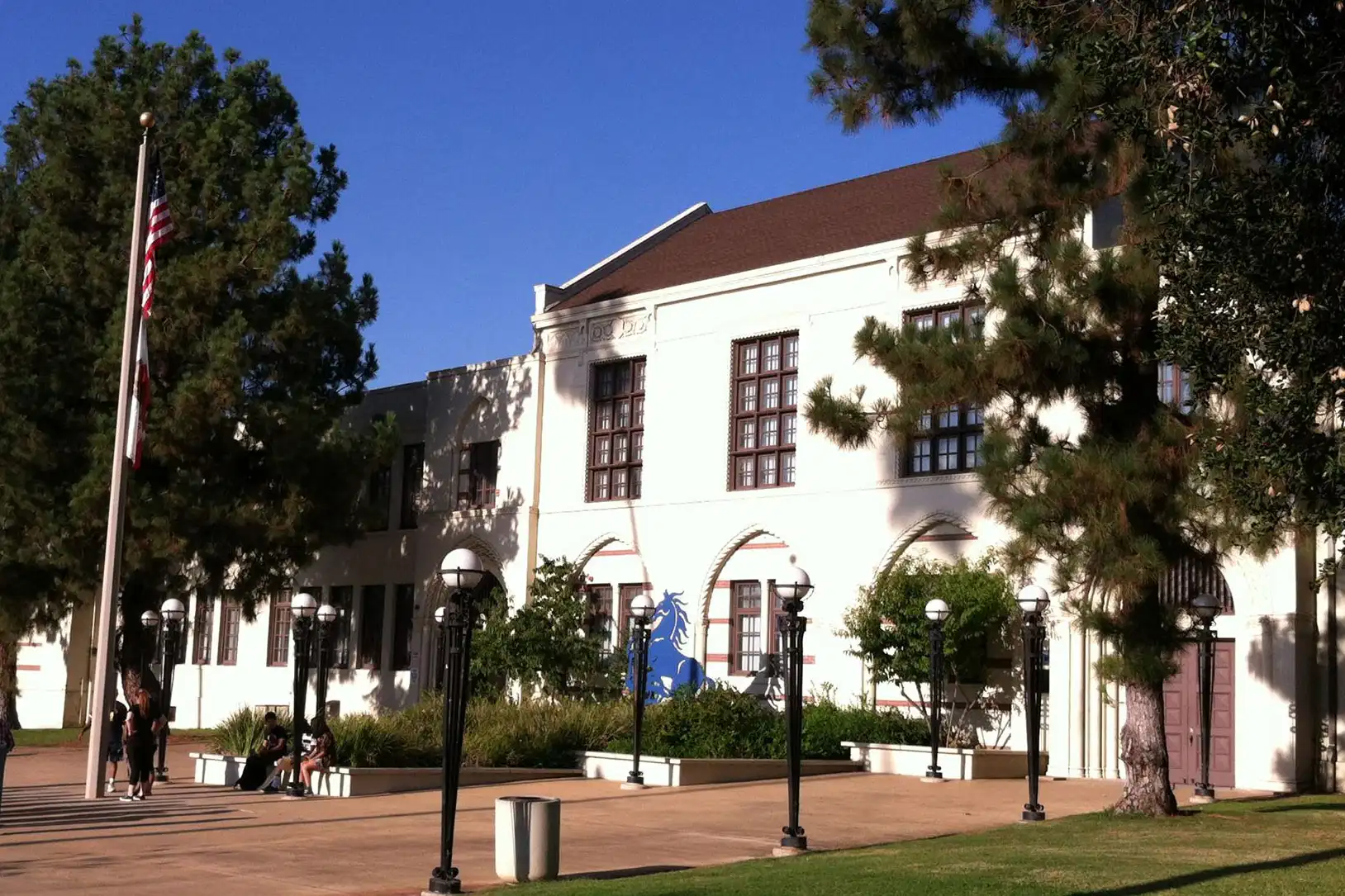 Students at Pasadena City College